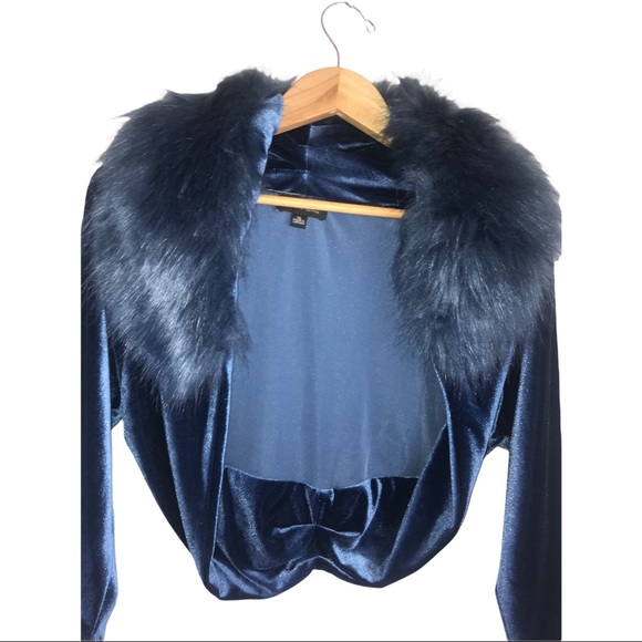 Tahari Arthur S. Levine Teal Shrug coat , Size XL - Picture 7 of 16